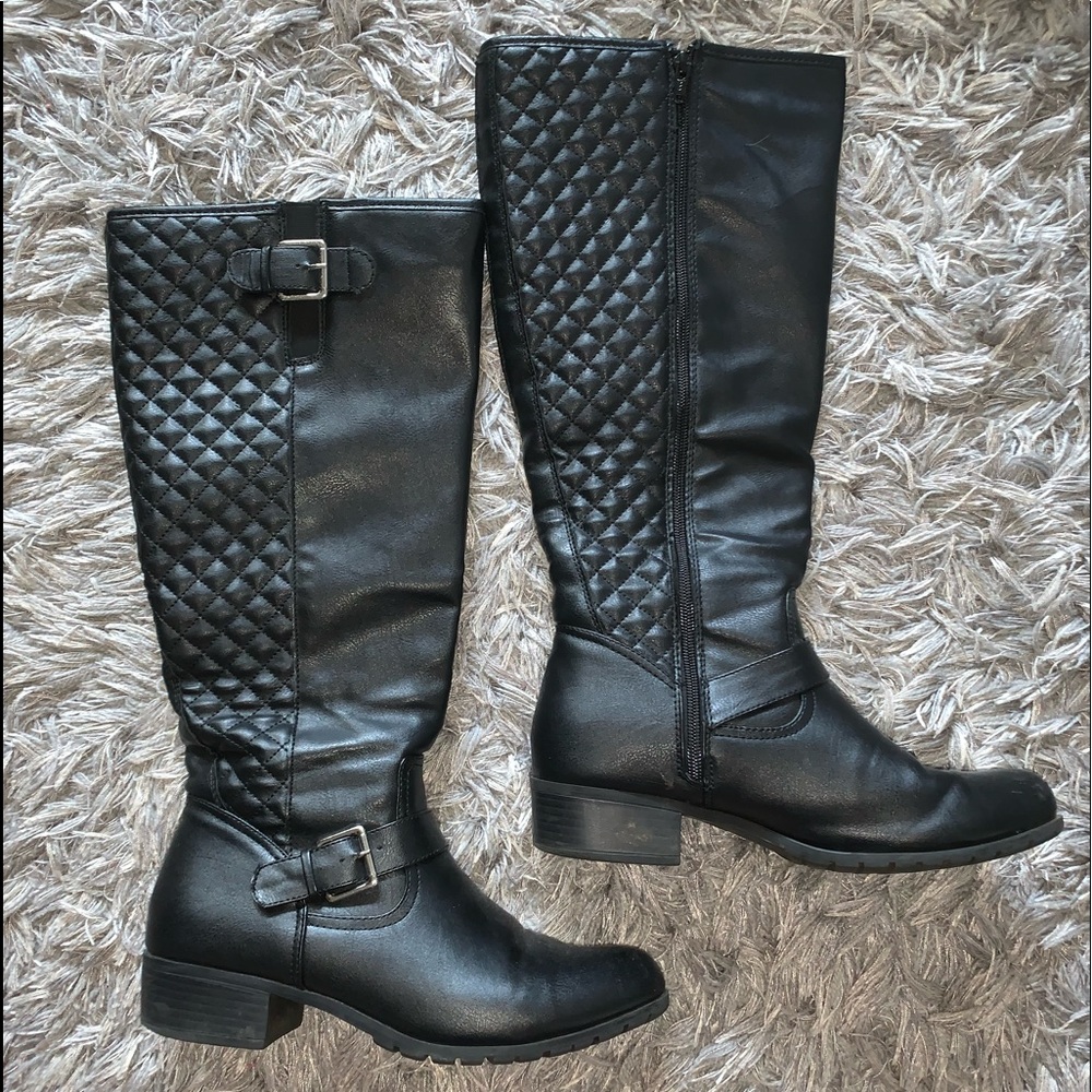 Xhilaration Black Boots - Size 9